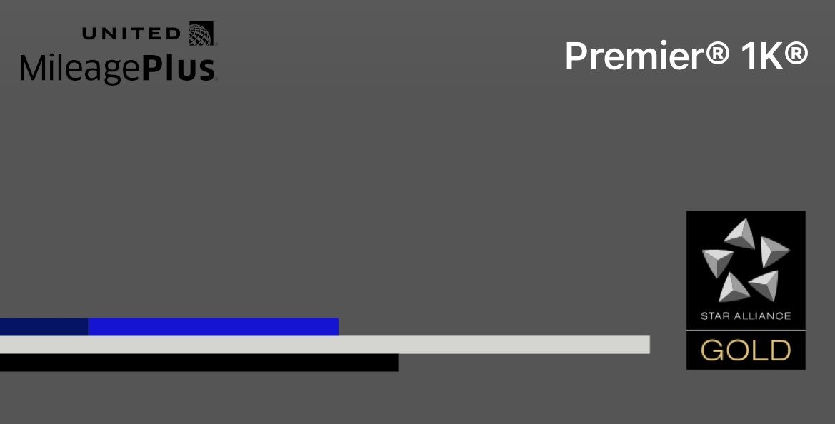 United airlines premier 1k status( 4 months). $530